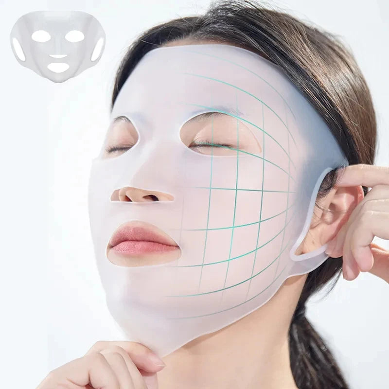 Skincare 3D Mask  - Máscara de Silicone Reutilizável