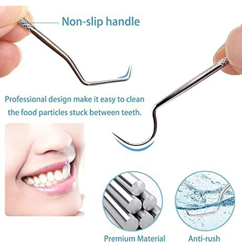 Toothpicks Pocket - Conjunto De Palito De Dente De Aço Inoxidável