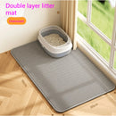 Piso Ecológico - Tapete Duplo Antiderrapante para Caixa de Areia de Gatos