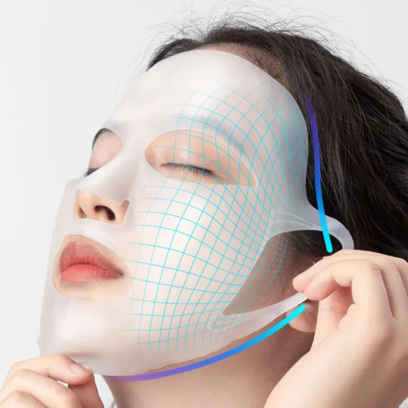 Skincare 3D Mask  - Máscara de Silicone Reutilizável